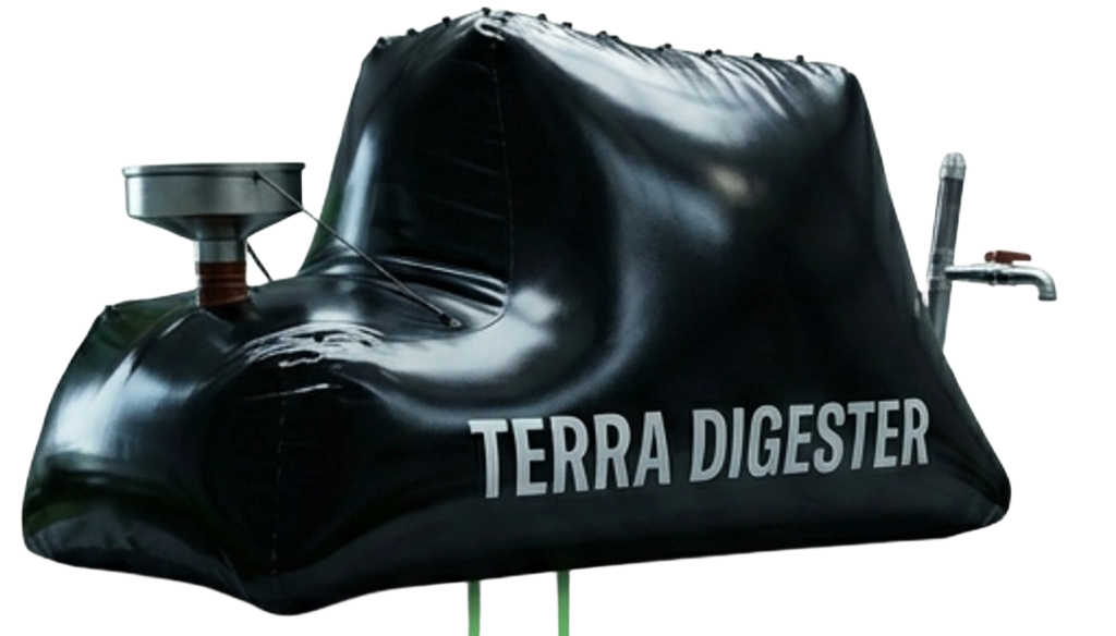 Terra Digester Terra Digester anaerobic digestion unit — converts organic waste into biogas and digestate